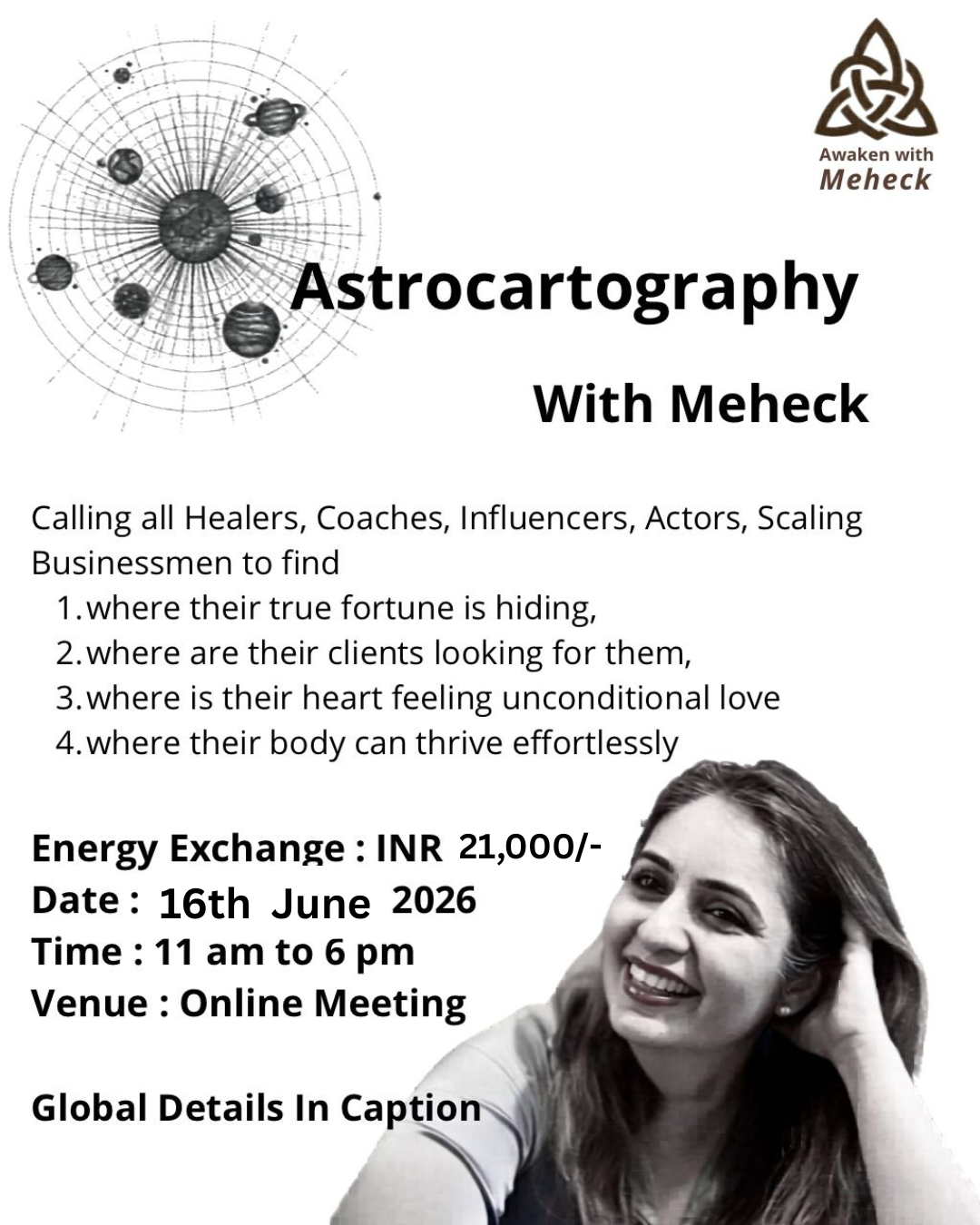Astrocartography with Meheck